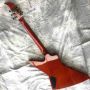 Custom Electric Guitar Brown Fingerboard Flame Mosaic Black Hardware Customizable Logo