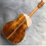 KOA Wood Ebony Fingerboard Abalone Inlay 1 3/4 Inches Nut Width Acoustic Guitar