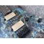 Custom Earts EXPLORER-1 Electric Guitar with African Mahogany Body Black 
