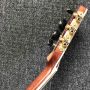 Custom Solid Spruce Top Rosewood Back Side OOO Body Acoustic Electric Guitar with Preamp 301