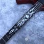 	 Custom 2020 New Electric Guitar with Mahogany Body Neck Rosewood Top Covered Black Hardware