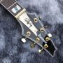 Grand Custom Gold Crack Mirror Paul PS10LTD Guitar Ice Man White Binding Electric Guitar