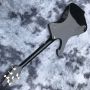 Grand Custom Gold Crack Mirror Paul PS10LTD Guitar Ice Man White Binding Electric Guitar
