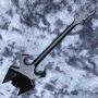 Custom Neck Through Body Ebony Fingerboard 4 Strings Crack Mirror Electric Bass Guitar Accept Customized Guitar Bass Project