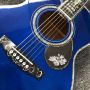 Solid Spruce Top Mahogany Neck Burst Maple Veneer Ebony Fingerboard Abalone Customized Pickguard Om45s Style Acoustic Guitar