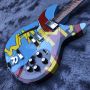 Custom WHAAM 330 Electric Guitar TPP Paul Weller Roy Lichenstein Printing Vintage Jam