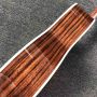 Custom Solid Spruce Top Rosewood Back Side Ebony Fingerboard Real Abalone Binding OM Body 42s Acoustic Guitar