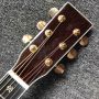 Custom Solid Spruce Top Rosewood Back Side Ebony Fingerboard Real Abalone Binding OM Body 42s Acoustic Guitar