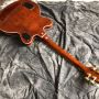 Semi Hollow Body Jazz Electric Guitar with Gold Color Hardware Rosewood Fingerboard