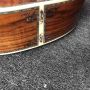Custom 41 Inch D Model KOA Wooden Acoustic Guitar with Ebony Fingerboard Real Abalone Shell Binding