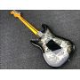High Quality Double Sided Stickers ST Electric Guitar Fingerboard Inlaid with Five Stars Souble-Shaking Vibrato Bridge