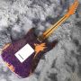 Custom Aged Strat Electric Guitar in Purple