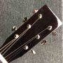 Custom Solid Spruce Top GOM28S Acoustic Electric Guitar Yellow Color Rosewood Back and Side Acoustic Guitar EQ