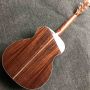 Custom Solid Spruce Top GOM28S Acoustic Electric Guitar Yellow Color Rosewood Back and Side Acoustic Guitar EQ