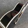 Custom OM Body Full Maple Neck All Abalone Binding Ebony Fingerboard Signature BK Acoustic Guitar 