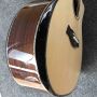 Ebony Fingerboard 41 Inch Acoustic Electric Guitar with Arm Rest Real Abalone Aaaa Solid Spruce Top Cutaway Acoustic Guitar