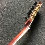Custom OM45 Style Europe Spruce Top Rosewood Back Side All Abalone Binding Ebony Fingerboard Acoustic Guitar with Classic Guitar Headstock Shape