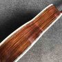 Custom Solid Spruce Top 00045 100% All Real Abalone Ooo Style 45 Acoustic Electric Guitar