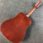 Custom Solid Spruce Top Mahogany Back Side Rosewood Fingerboard Acoustic Electric Guitar with Electronic Pickup EQ Accept Customized Logo