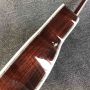 Custom Solid Spruce Top Rosewood Back Side All Abalone Binding Ebony Fingerboard Acoustic Electric Guitar with Electronic Pickup EQ Accept Customized Logo