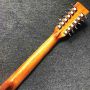 Custom 41 Inch KOA 12 Strings Acoustic Guitar Ebony Fingerboard Real Abalone Shell Binding and Inlay Acoustic Electric Guitar