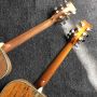 2020 New Custom 41 Inch 45D Model 6 Strings ROTTEN Wood Acoustic Guitar with Ebony Fingerboard Real Abalone Shell Binding