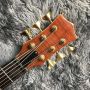 Custom Red Burst Neck Through Body 6 Strings Electric Bass Guitar in Wine