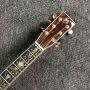 Custom Solid Spruce Top KOA Back Side Cutaway Left Handed Acoustic Guitar with Customized Pickguard