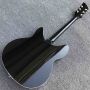 Custom Hollow Body Rick 360 Jazz Electric Guitar in Black