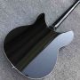Custom Hollow Body Rick 360 Jazz Electric Guitar in Black
