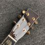 Solid Cedar Top OM Body Style Ebony Fingerboard Abalone Binding Acoustic Guitar