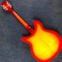 Custom 12 Strings Ricken 360 Electric Guitar in Cherry Red Burst Buxus Sinica Body