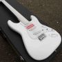 Custom Tom Morello Arm Homeless Metallic Blue Electric Guitar with Black FloydRose Tremolo Bridge and White MOP Dot Fingerboard