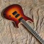 Custom Sunburst Color Flamed Maple Top Electric Guitar