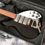 Custom 325 Electric Guitar with 3 Pickups in Black with Rectangle Hardcase Any Shape Guitar Body Can Be Customized