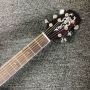 Custom Full Solid KOA Wood Abalone Binding Ebony Fingerboard 40 Inch Cocobolo Back and Sides Acoustic Guitar