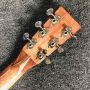 Custom OEM Solid Spruce Top Open Silver Tuner D Body Classic Acoustic Guitar with Electronic EQ