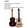 Yulong Guo Handmade Double Top Classical Guitar Chamber
