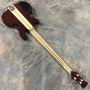 Custom 4 Strings Neck Through Body Cut-out Bottom Electric Bass Guitar