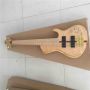 Custom Burst Maple Top 6 Strings Bass Guitar Neck Through Body Ebony Fingerboard Active Pickups Electric Bass