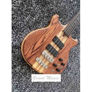 Custom 4 Strings Neck Through Body Alembic Style Bass Guitar 