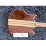 Custom 4 Strings Neck Through Body Alembic Style Bass Guitar 