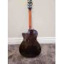 Custom Solid KOA Wood Ebony Fingerboard Abalone Binding SOLID Back Side BB Band EQ Electronic Pickup Acoustic Guitar