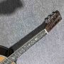 Custom Solid Cedar Top Abalone Ebony Fingerboard Ooo Style Acoustic Guitar with Classic Guitar Headstock