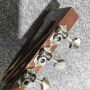 Custom Solid Cedar Top Abalone Ebony Fingerboard Ooo Style Acoustic Guitar with Classic Guitar Headstock