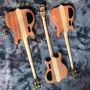 Custom Alem Type Grand Type 4 Strings Neck Through Body Burst Maple Top Electric Bass