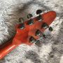 Custom V Shape Electric Guitar Ebony Fingerboard Kill Switch with Anti-Slip Rubber Pad on Side Customized Logo Name
