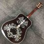 Custom Grand D-100 Deluxe AAAA ALL SOLID WOOD Acoustic Guitar