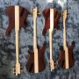 Custom Grand Bass 4 Strings Neck Through Body Electric Bass Carve Top Musical Instruments Factory