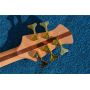Custom Active Pickup 5 Strings Body Through Neck Electric Bass